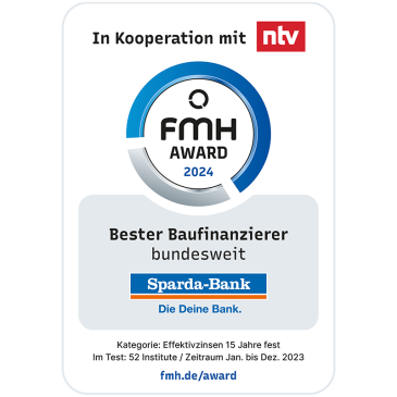 FMH Award Bester Baufinanzierer